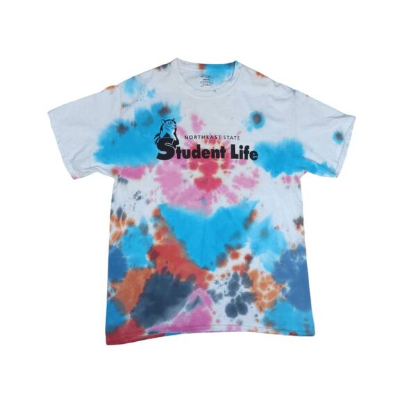 Northeast State Student Life Tie-Dye College T-shirt Unisex Sz L - Picture 1 of 4